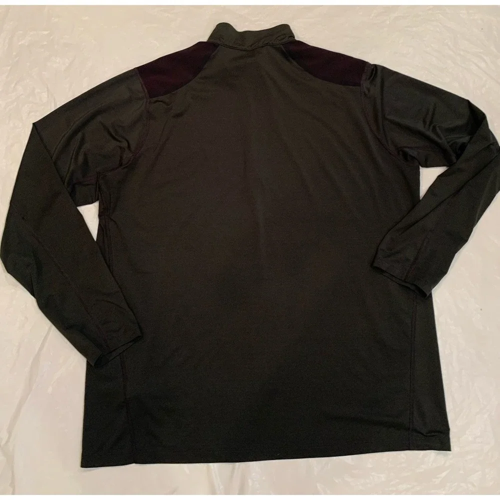 The North Face 1/4 Zip Grey/Black Pullover Flash Dry XD MEN's XL